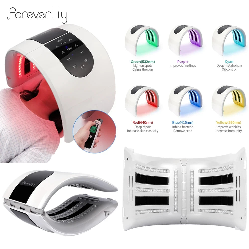 Foldable LED Photon Heating Mask
