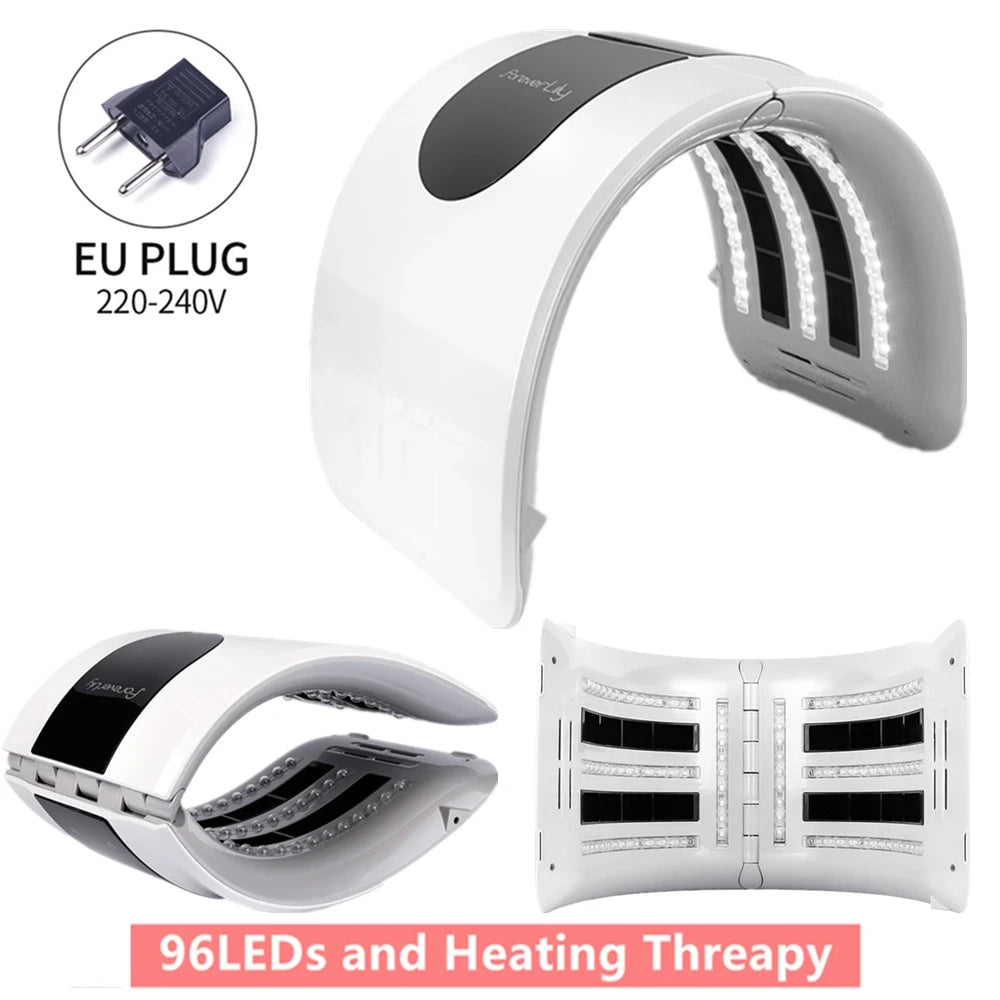 Foldable LED Photon Heating Mask