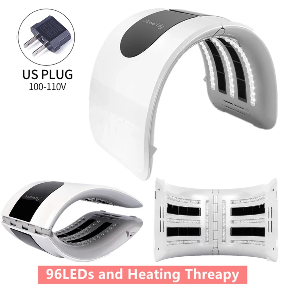 Foldable LED Photon Heating Mask