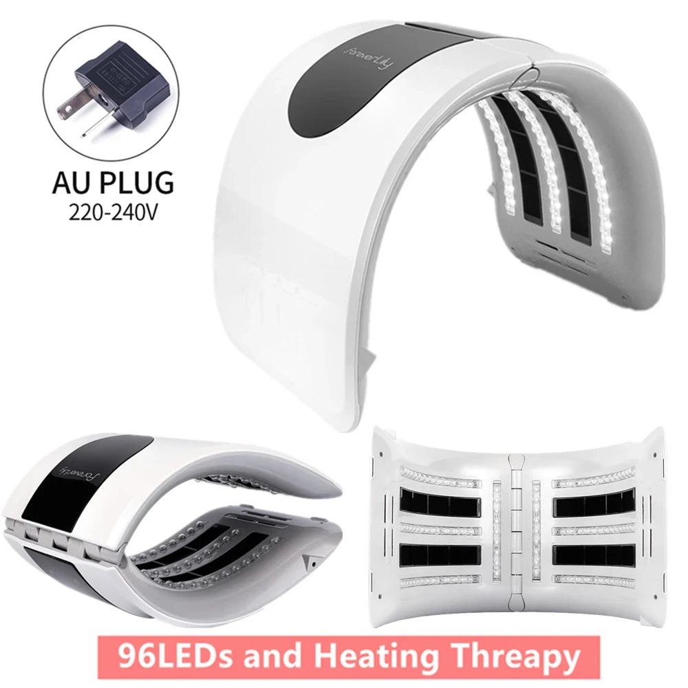 Foldable LED Photon Heating Mask