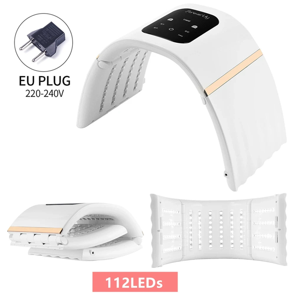 Foldable LED Photon Heating Mask