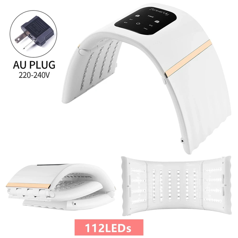 Foldable LED Photon Heating Mask