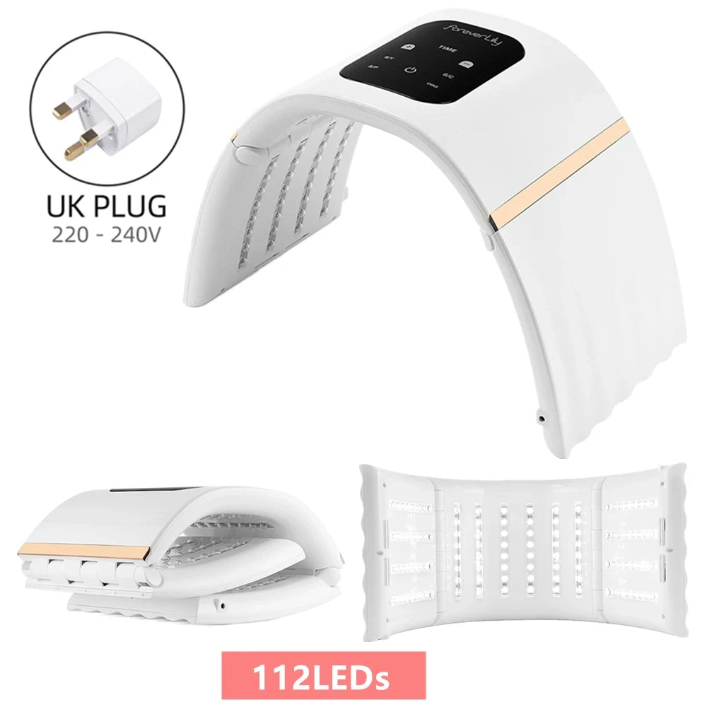 Foldable LED Photon Heating Mask