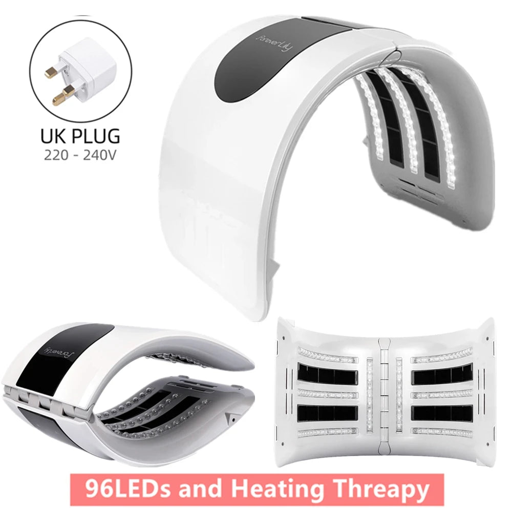 Foldable LED Photon Heating Mask