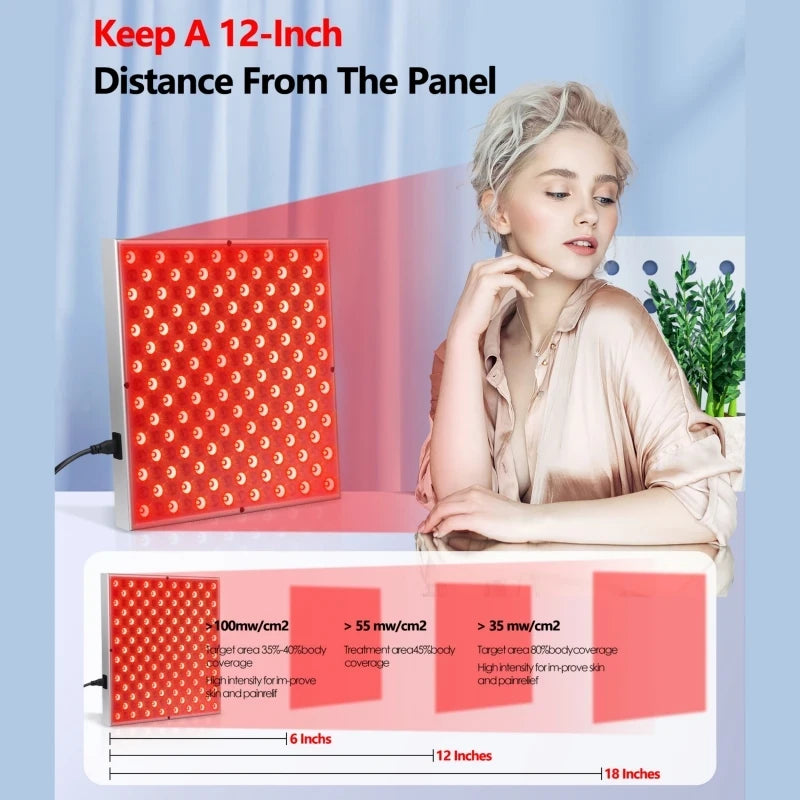 Red Light Therapy Panel for Skin Elasticity