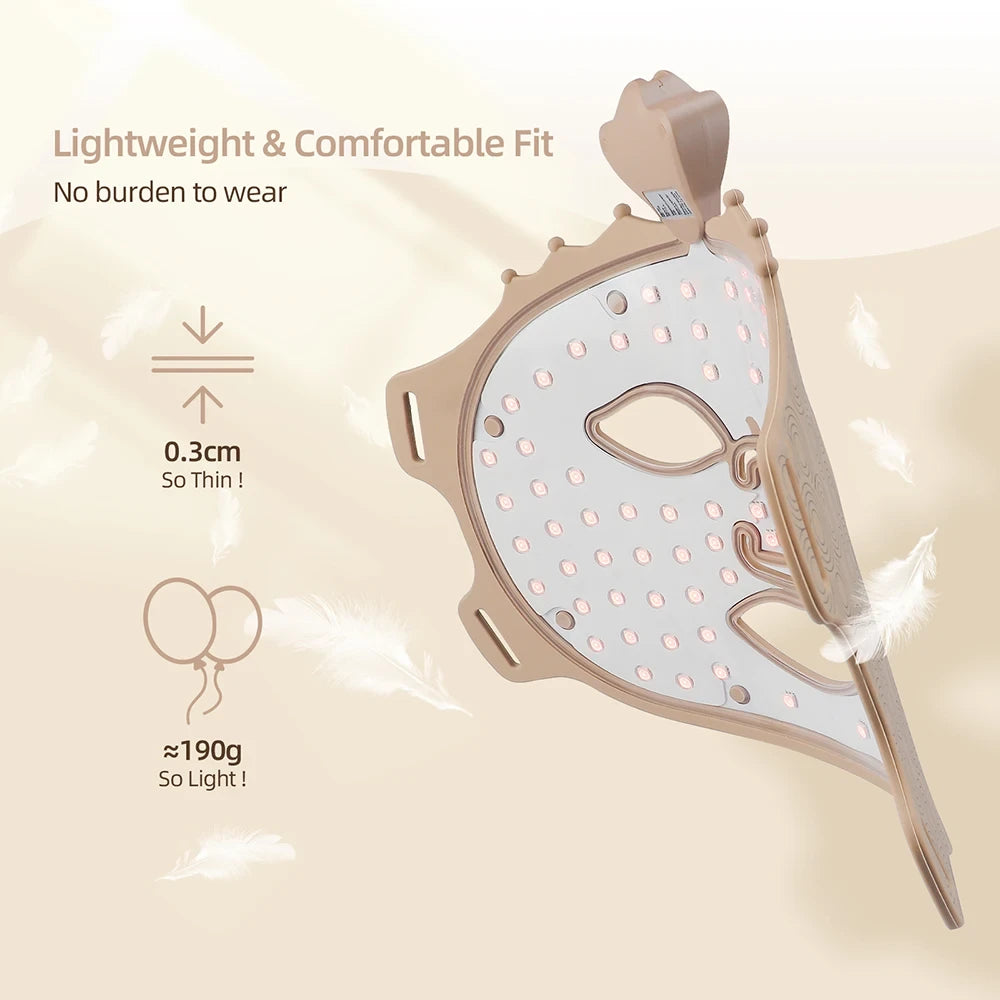 Flexible Silicone LED Light Therapy Mask